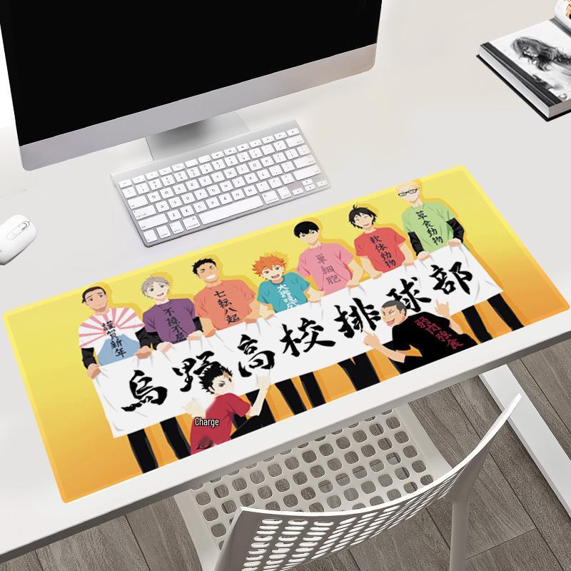 Haikyuu!! Hinata Shoyo Duża Podkładka pod Klawiaturę i Mysz (40x90x0.3CM) Projekt anime