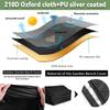 210D Oxford Garden Chair Cover Waterproof Furniture Protector Dustproof Bench/Stacking/Folding Chair Cover Patio Seat Rain Cover