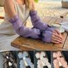 Cute Ice Silk Women's Sleeves Bow Decor Loose Fit Arm Sleeve Sun Protection UV Protection Ice Sleeves Summer Outdoor