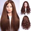 American Mannequin Head Real Hair Manikin Head for Styling With Makeup