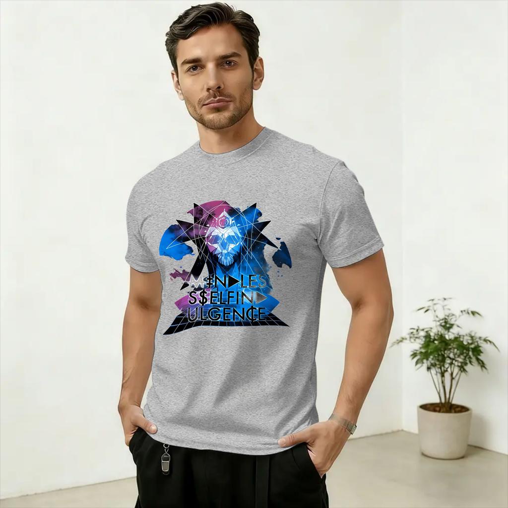 Band MSI Fanart Unisex T Shirts Novelty Tees Short Sleeve Crew Neck T-Shirt 100% Cotton Printing Tops