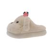 Stepping On Shit Feels Comfortable and Versatile Bag Head Slippers 2025 Autumn and Winter New Internet Celebrity Cute Puppy Fluffy Slippers Women's We