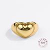 Xiaomi Real 925 Sterling Silver Rings for Women Open Vintage Wedding Trendy Jewelry Large Adjustable Antique Rings Anillos
