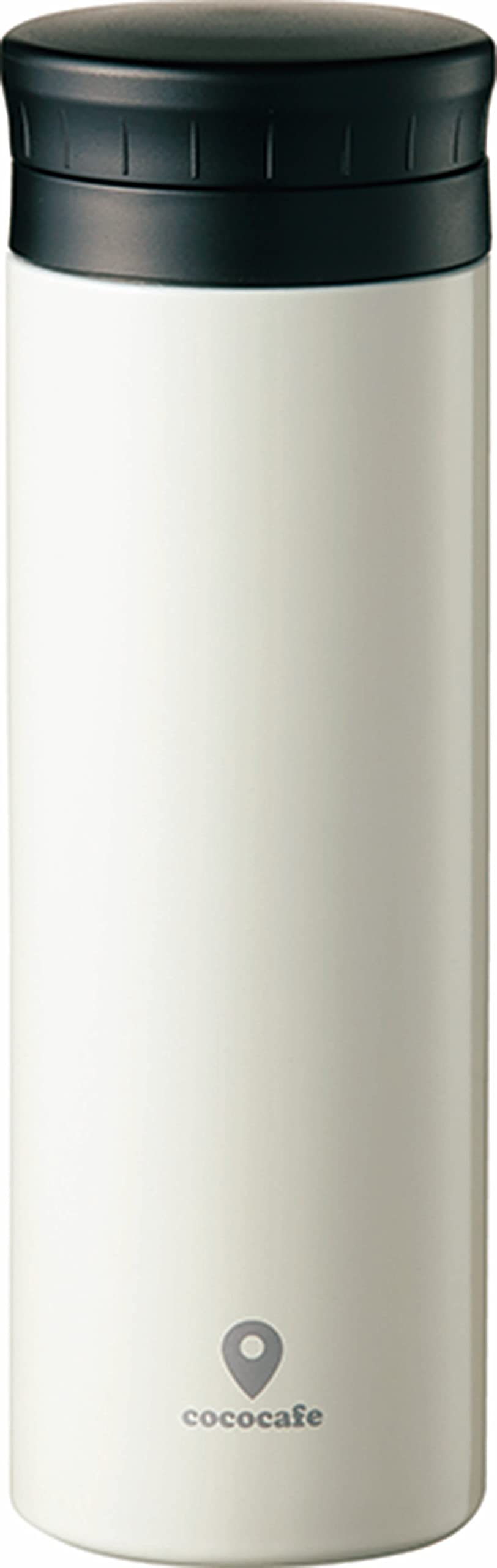 

Kakusee cococafe Vacuum Double-Layered Mug, 500ml, White, Lightweight Model