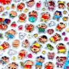 Kawaii Crayon Shin Chan Cartoon 3D  Relief Stickers Cute DIY Crystal Decorative Anime Sticker Phone Case DIY Kids Toys Gift