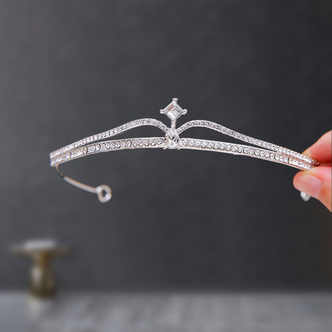 

Детская корона тиара корона маленькой принцессы повязка на голову на день рождения девочки хрустальные аксессуары для волос подарок на день рождения