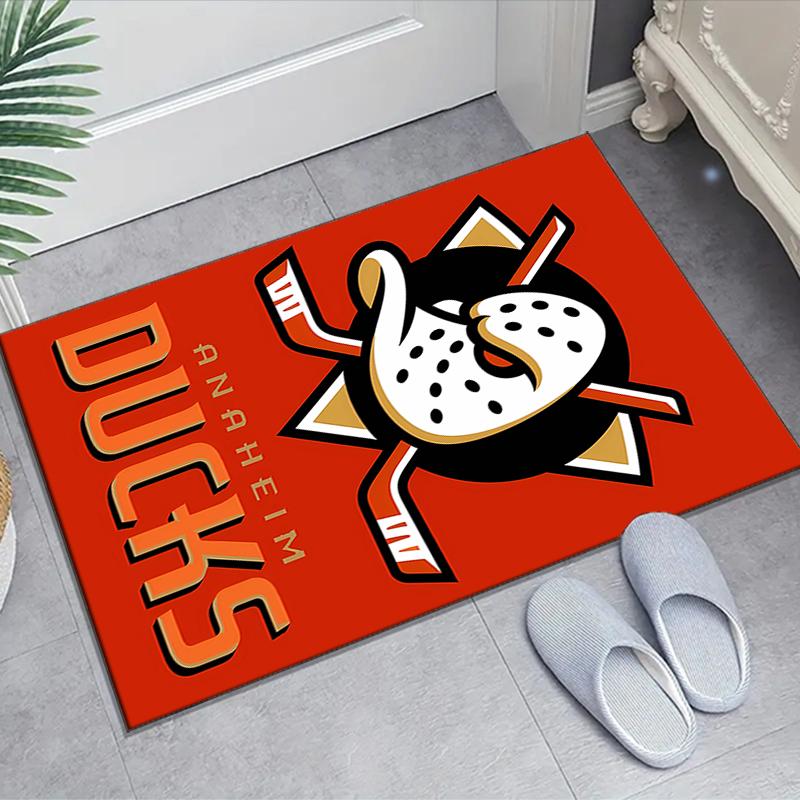 1pc Football Team Design Area Rug - Non-Slip, Soft & Cozy Floor Mat for Living Room, Bedroom, Office - Indoor/Outdoor Decorative Carpet