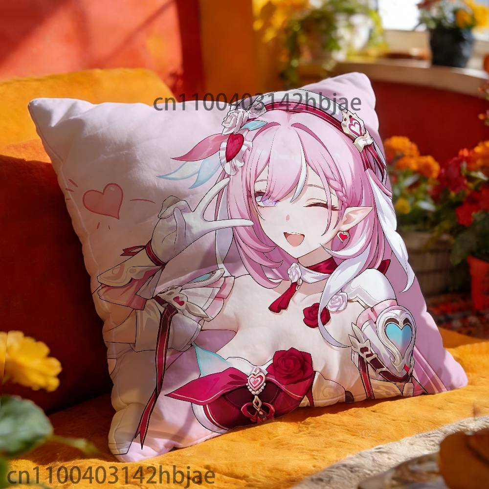 Elysia Pillow Case For Sofa Decor Car Office Room Printing Cushion Cover Decorations and Protector