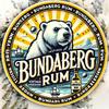 Vintage Metallschild Bundaberg Rum 20x20 cm, Blechposter Wandkunst Bar Dekoration