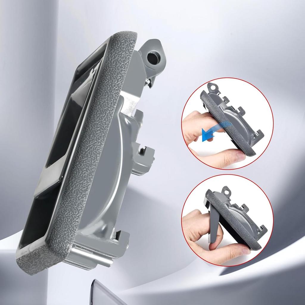 FAERSI 2Pcs Interior Door Handle Front Rear Driver & Passenger Side Fits For 1989-1995 4Runner 1988-1993 Toyota Corolla 1989-1995 Pickup 1995-2000