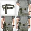 Adjustable Waist Wading Belt For Men With Fishing Rod Holder Portable Pole Inserter For Spinning Casting Support