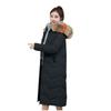 Women Winter Warm  Hooded Thick Warm Slim Jacket Long Overcoat Coat