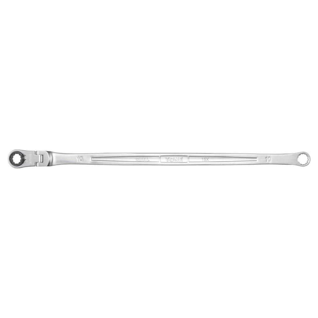 TONE Super Long Oscillating Ratchet Box Wrench Width Across Flats 10mm RMA-10L