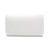 Elegant Lace & Satin Clutch Evening Bag with V-Shaped Flap
