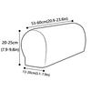 2Pcs Universal Stretch Sofa  Armchair Arm Covers Nonslip ,  Armrest Cover Ultra Thick And Soft PU Leather Stretch Arm Cover