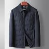 Autunno e Inverno Piuma d'Anatra Bianca Mezza Età e Giovani Calda Versione Camicia Casual Leggera Giacca Piumino da Uomo