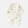 Baby Romper With Pure Cotton Long Sleeve Design For Newborns And Toddlers