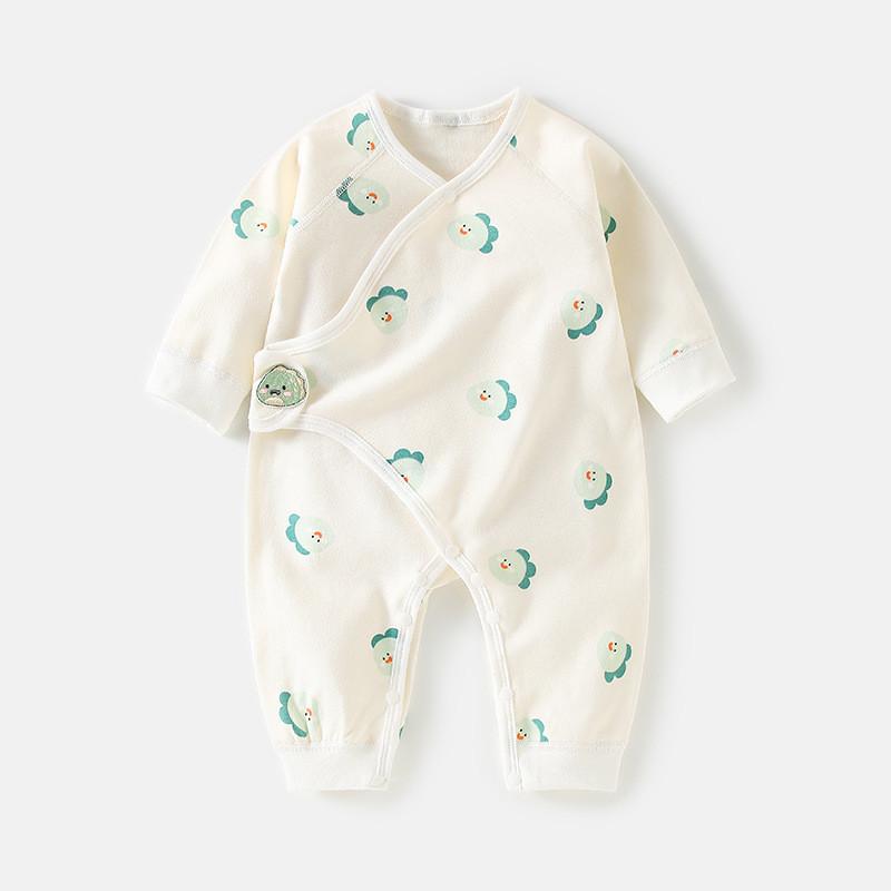 Baby Romper With Pure Cotton Long Sleeve Design For Newborns And Toddlers