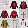 AC retro long-sleeved jersey England Paris France football jersey