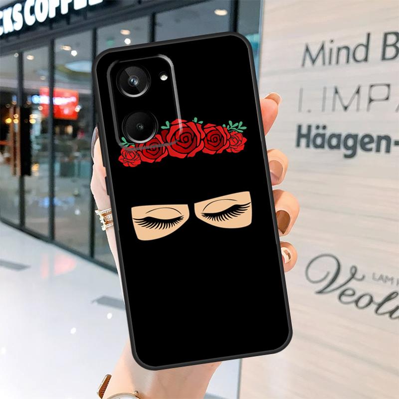 

Арабский Мусульманский Исламский Чехол с Глазами для Девочки для Realme 15 Pro 12 11 13 14 Pro Plus GT6 GT7 C55 C51 C53 C25 C63 C61 C65 C67 C71 C75 Realme C67 4G