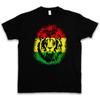 Lion Head Rastafarian Flag T-shirt
