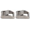 2 PCS Stainless Steel 316 Cam Buckles Quick Release 1.06 Inch (27mm) Width Lock Slider Buckles Adjustable Design