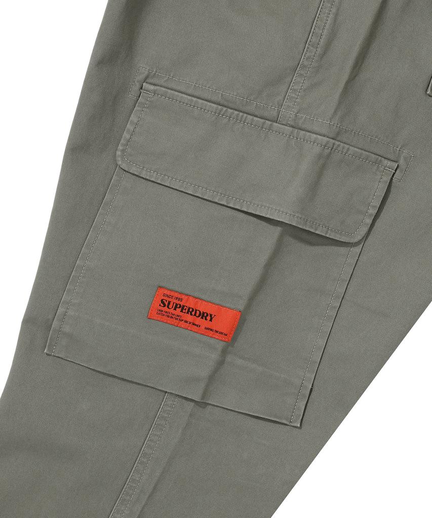 Syupeodeulai Label Slim Cargo Pants Khaki Green Sdmlwap60Khg