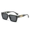New retro large-frame sunglasses for women's advanced sense of UV protection, big face and thin trendy men's sunglasses