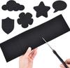 50mm Strong Self Adhesive Hook and Loop Fastener Tape Magic Nylon Sticker Velcros Strip with Glue for Home DIY Craft 1/3/5meters