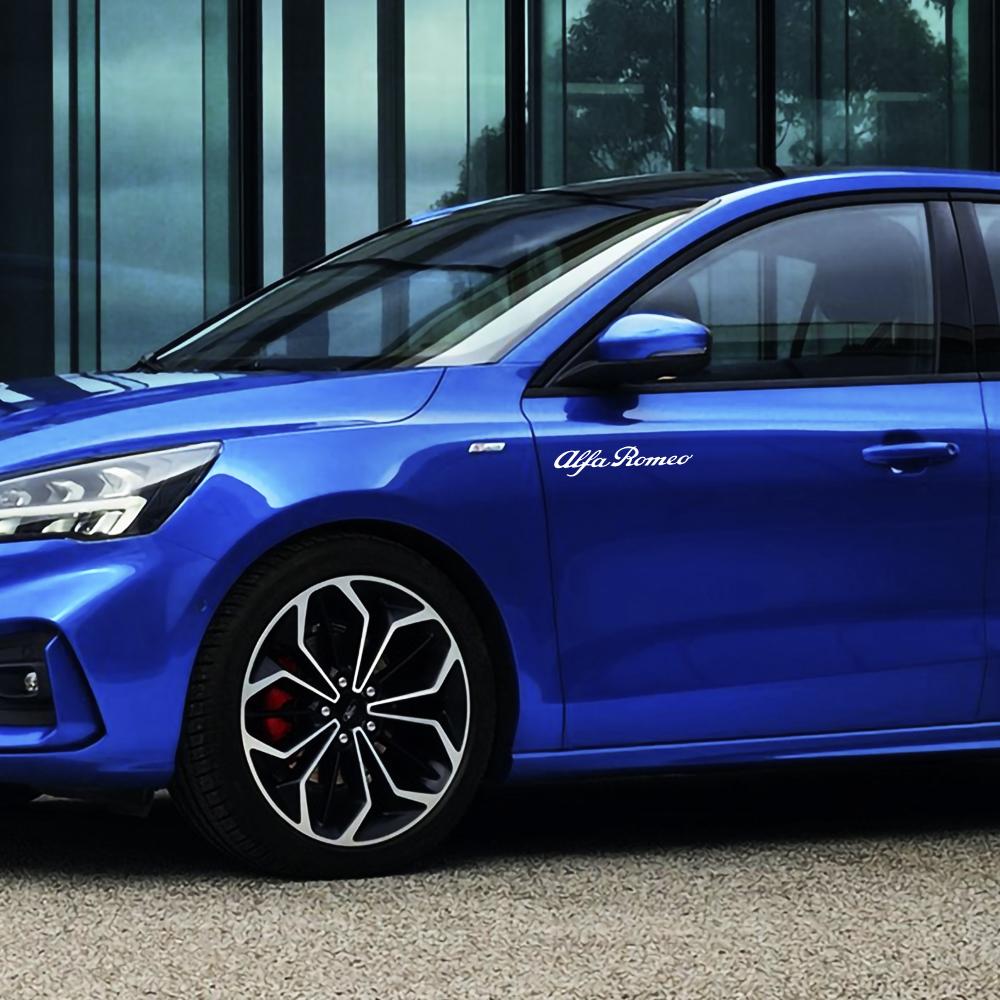 Skirta Alfa Romeo 2026 Karštas lipdukas 2 vnt. Automobilio lipdukas vandeniui atsparūs automobilio priedai Skirta Alfa Romeo Giulia Stelvio MiTo Giulietta Tonale AL