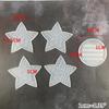 American Flag Five-pointed Star Coaster Combination Silicone Mold Office Tea Water Coaster Mirror Crystal Epoxy Mold