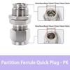 PU PE PV PY PZA SA PM PK PLM 304 stainless steel metal pneumatic quick coupling 4 6 8 10 12 14 16mm push in air Hose connector