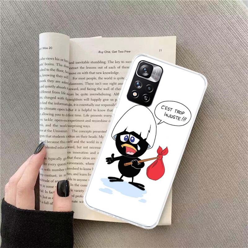

Calimero cute cartoon Duck Phone Case For Xiaomi Redmi Note 14 Pro 12 Plus 12S 10 11 Pro 4G 5G 9T 9S 8T 10S 11T 11S 11E 9 8 Coqu Note 12 Pro Plus