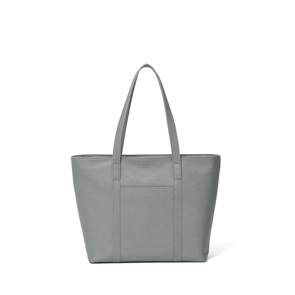 Margaret Howell Idea Tote Leather A4 Blue [Oakshott] Tote, Storage, MHLH5EH1, Gray, Women's