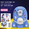 Bazooka Astronaut Piggy Bank Diy Cartoon Sticker, Large-Capacity Piggy Bank Ornament Financial Toy