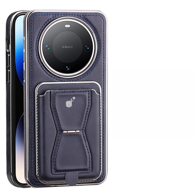 Kartenfachhalterung Geeignet für Huawei Mate70pro Handyhülle Business M60 Vollpaket Sturzsicher Magnetische Adsorption M60por Lederhülle