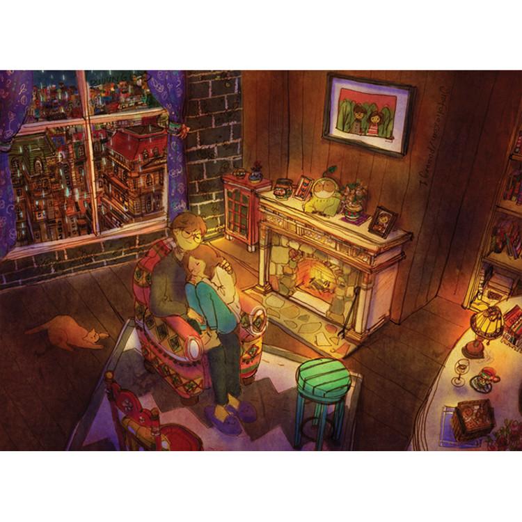 500 Piece Jigsaw Puzzle - Rainy Day, popular Korean puzzle