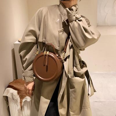 Retro Women Shoulder Bag Crossbody Bags for Women Minimalist Hand-held Small Round Bag Purses and Handbags Designer Bag