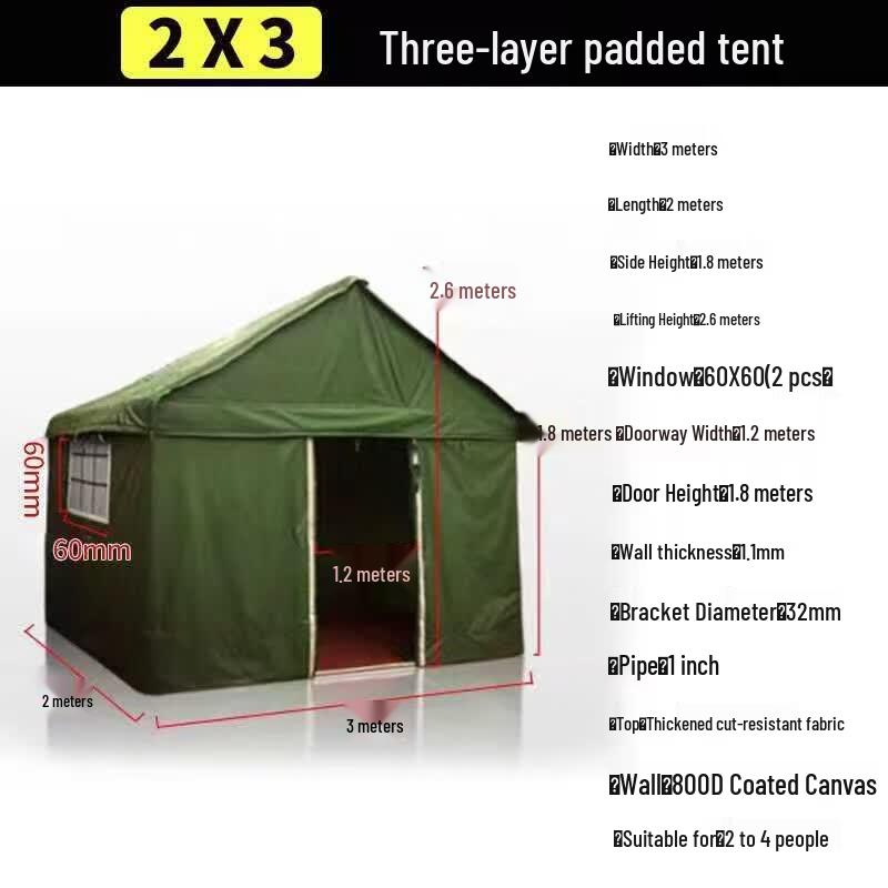 JINGGENG Heavy-Duty Outdoor Tent