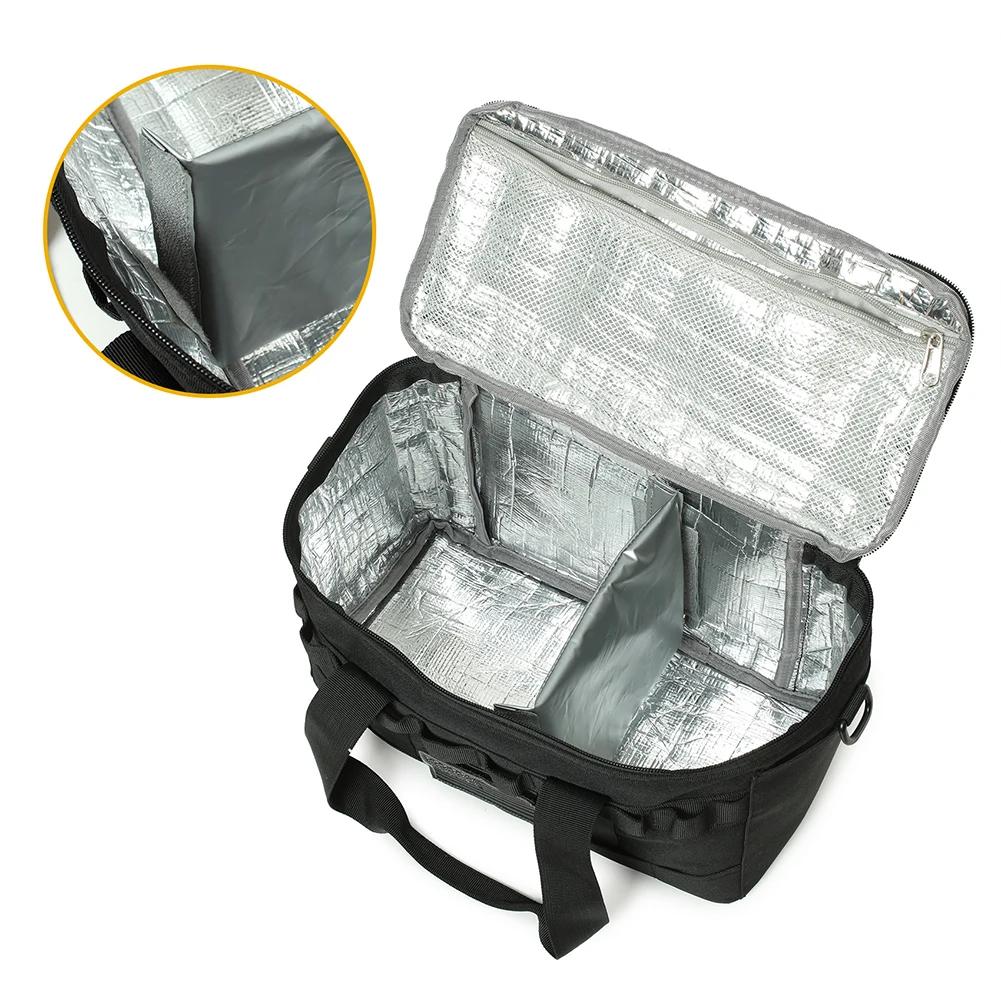 Outdoor Camping Storage Bag Large Capacity Thermal Cooler Bag Insulated Camping Cooler for Camping Picnic Beach Work Trip