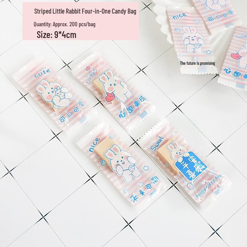 Nougat Candy Packaging Bag with Machine-Sealed Candy Paper