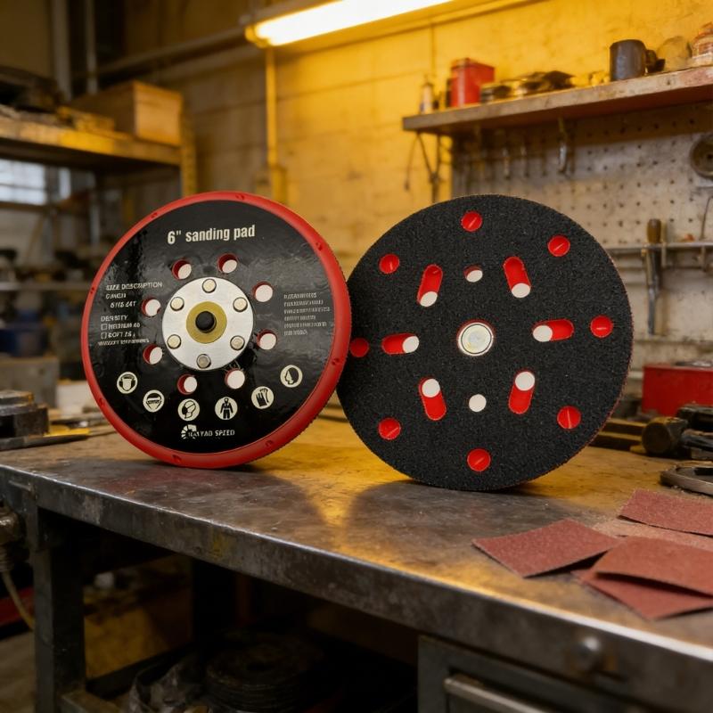 6inch 17 Hole Sanding Pad For Smooth Polishing for BO6030, BO6040, RO1, ES150,Sander Models Durability Plastic Construction