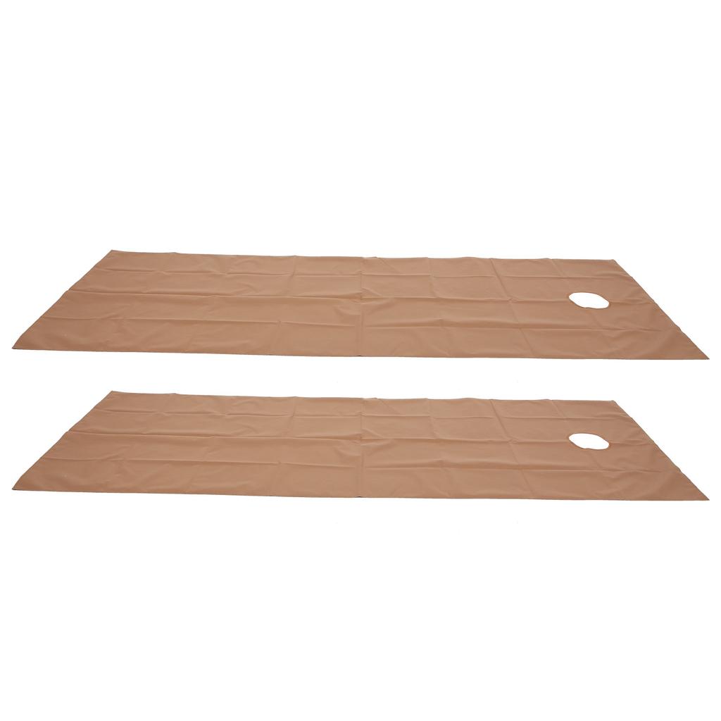 2 Stück Schönheitssalon Bettlaken Atmungsaktiv Ölbeständig Wasserdicht SPA Massage Tischbezug LakenDunkel