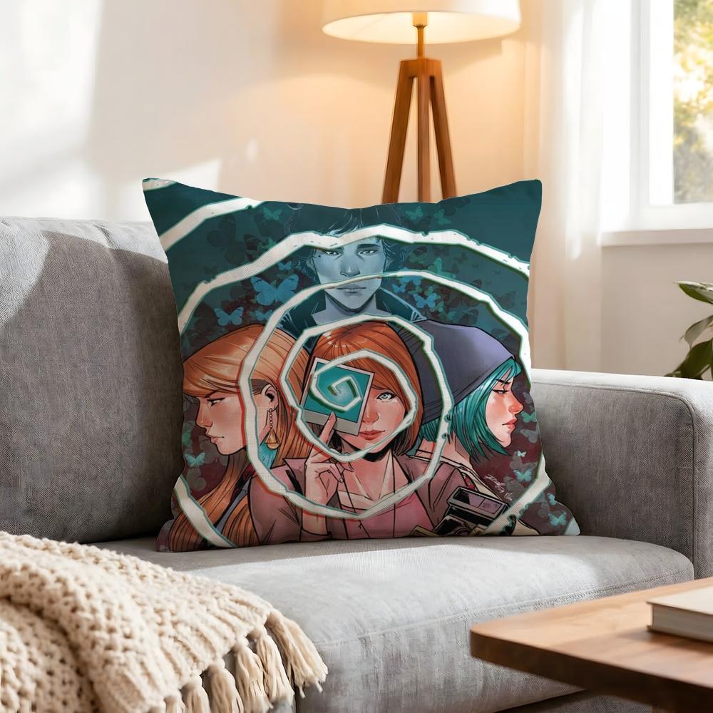 Game Life Is Strange Cushion Cover Pcs Decorative Covers Soft Cushion Case for Sofa Couch Decor x x Pillowcases