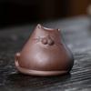 Purple Sand Tea Pet Cat Decoration Tea Set and Tea Set Accessories Chinese Handmade Mini Table Decoration
