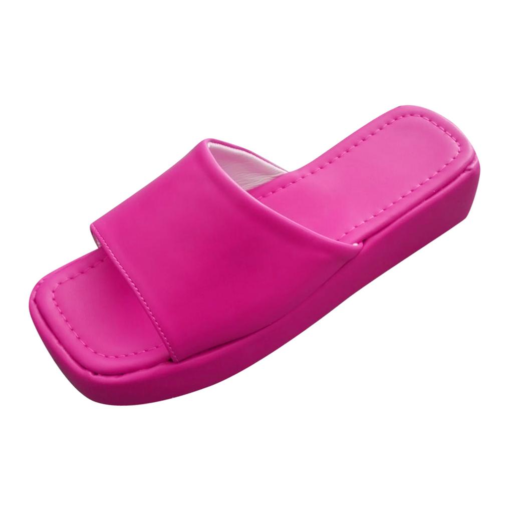Damen Pantoffeln Mode Muster Farbe Sommer Dicke Sohle Flach Bequem Weich Hausschuhe Für Damen Netz Pantoffeln Für Damen
