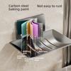 1PCS Bathroom Soap Box  No Punching Required Durable and Waterproof Wall-mounted Soap Rack Non-drilling Storage Rack