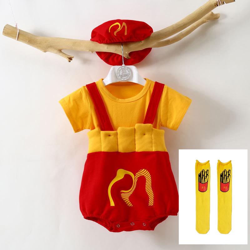 

Детский ромпер-комбинезон с картошкой фри 80 cm