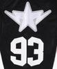 Bape Line Camo Multi-Logo Crop Fit Football Jersey (M) Black