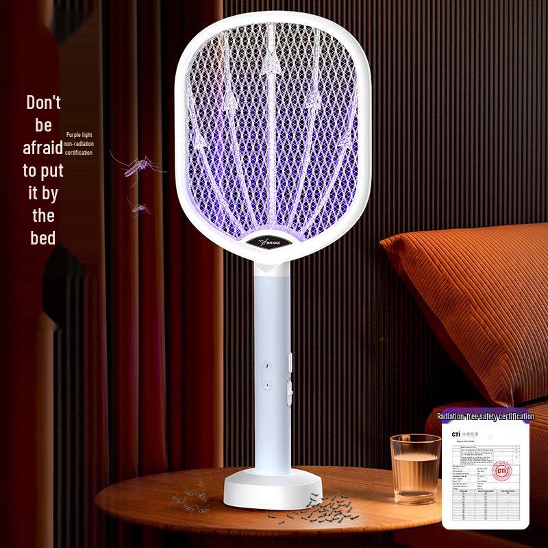 Rechargeable Electric Mosquito Swatter & Lure Lamp - Dual-Function Mosquito Killer & Repellent (Yage YG-6108)